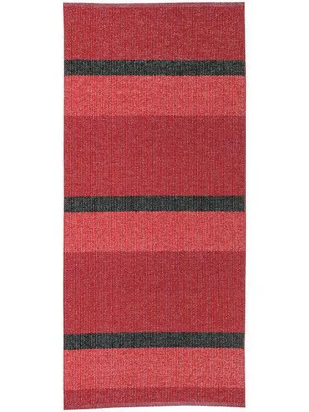 Tapis en plastique - Horredsmattan Block metallic (rouge)