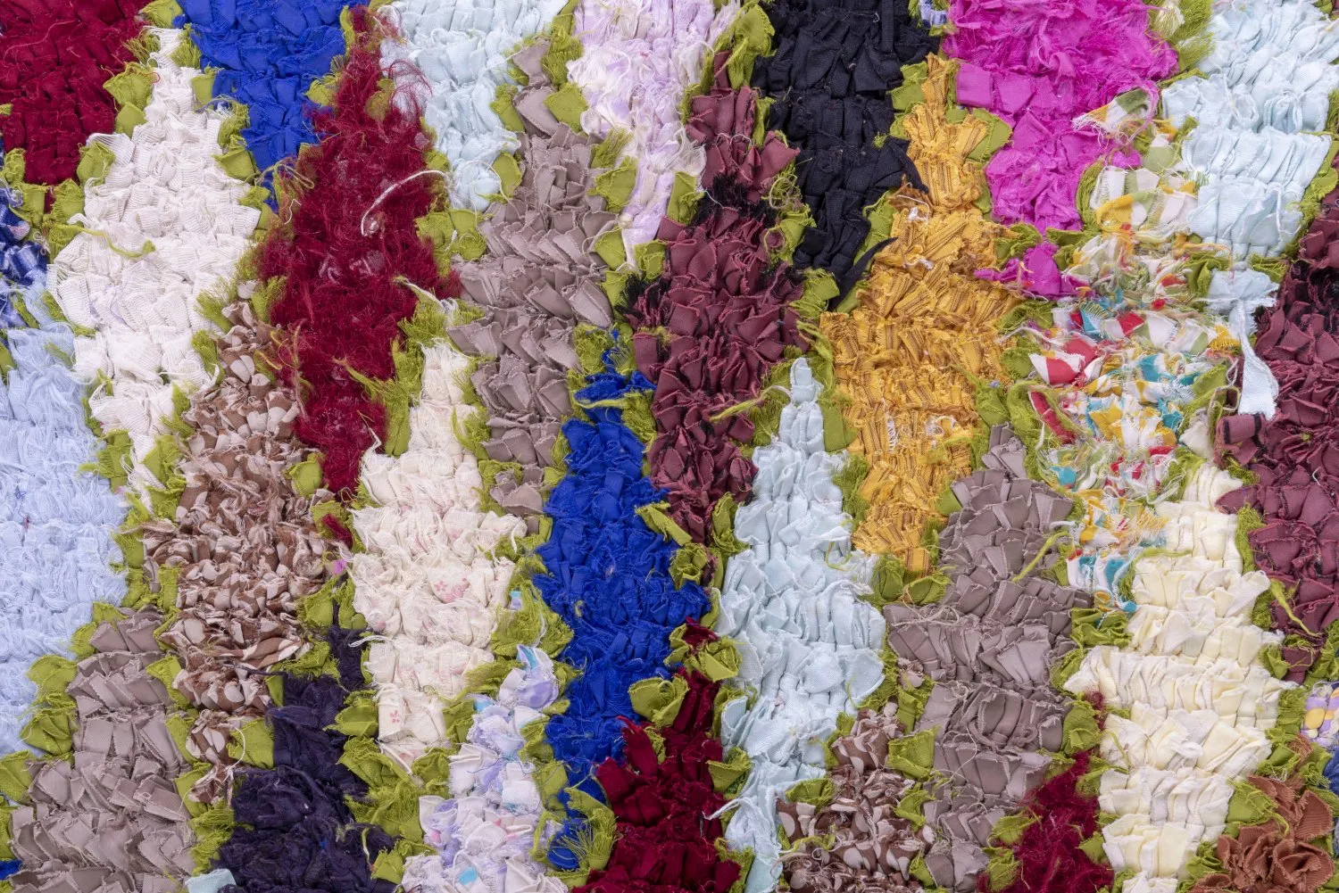 Tapis Marocain Berbère Boucherouite 280 x 105 cm