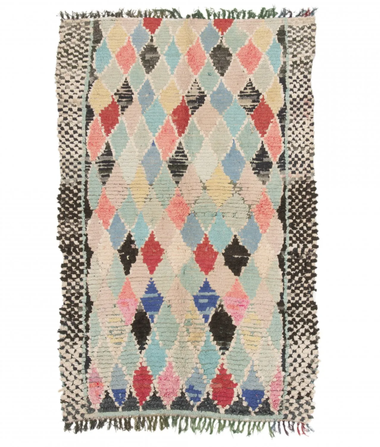 Tapis Marocain Berbère Boucherouite 170 x 105 cm