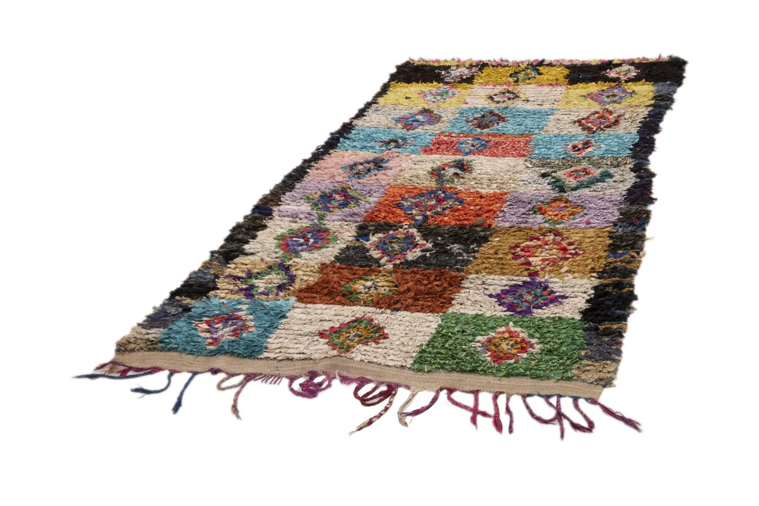 Tapis Marocain Berbère Boucherouite 260 x 135 cm
