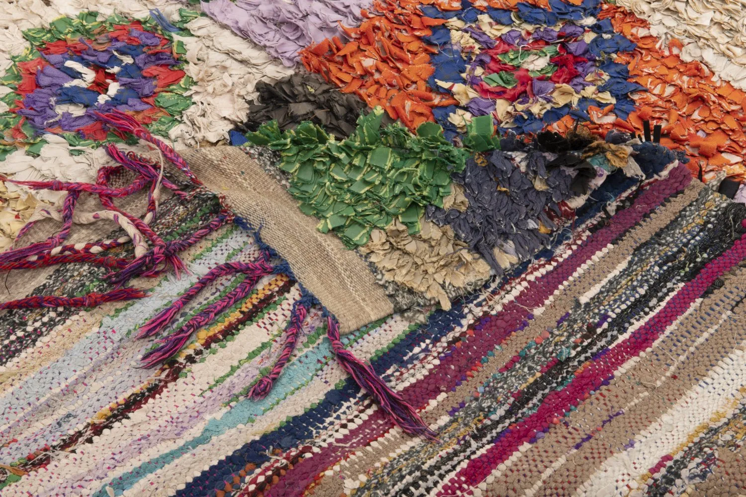 Tapis Marocain Berbère Boucherouite 260 x 135 cm