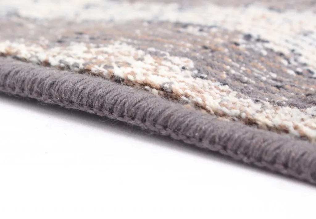 Tapis Wilton - Baghlan (marron-gris)