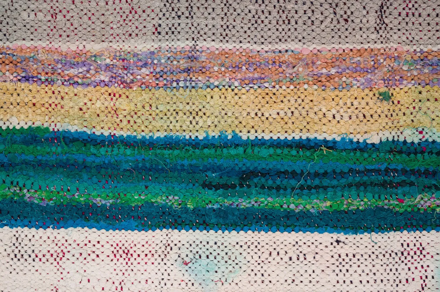 Tapis berbère marocain Boucherouite 145 x 295 cm
