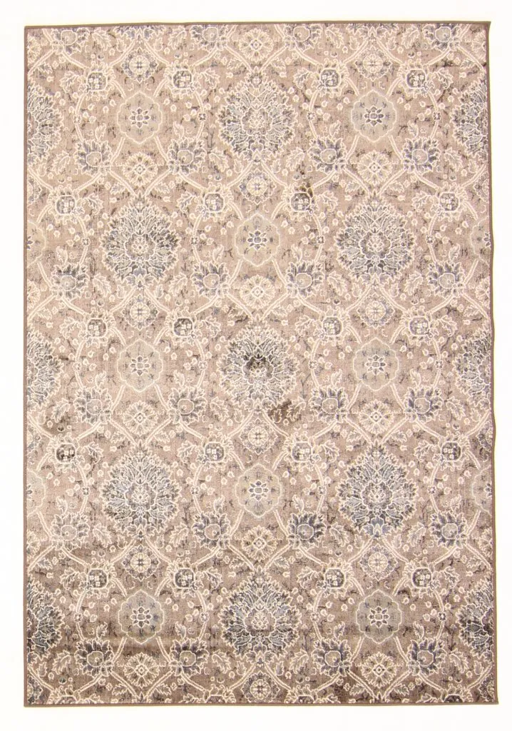 Tapis Wilton - Sanandaj (bleu-beige)