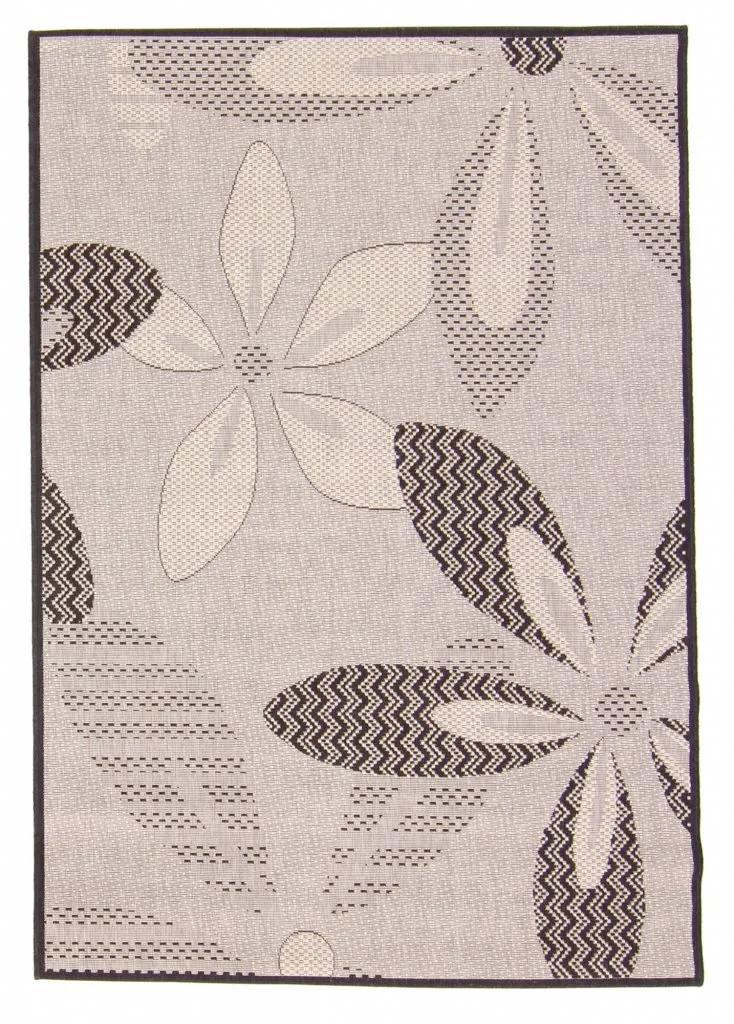 Tapis Wilton - Oregon (noir/sand)