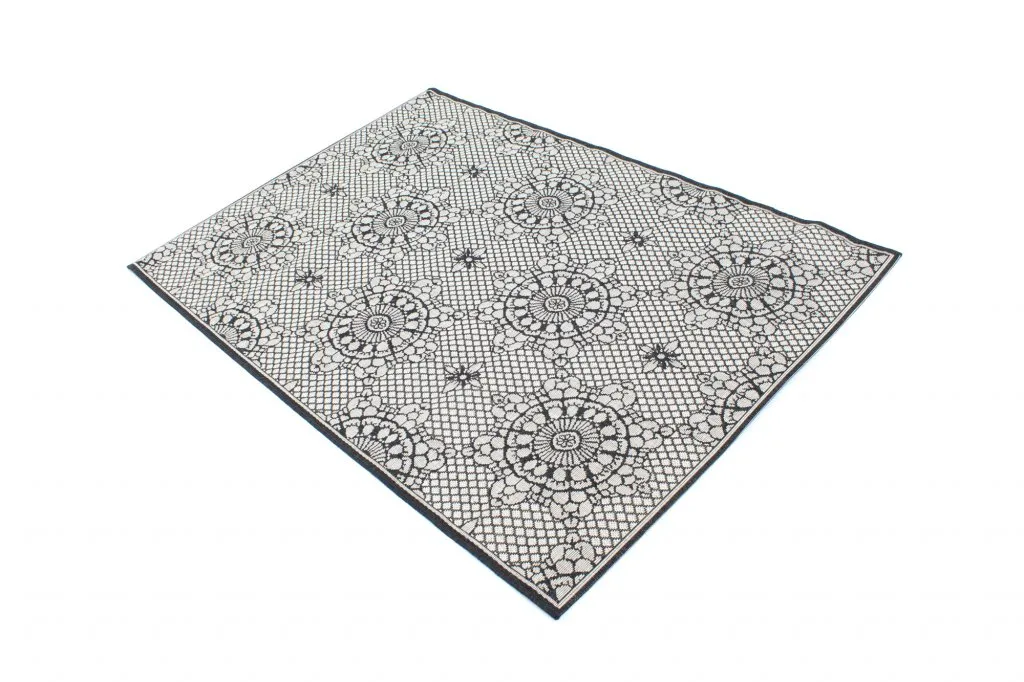 Tapis Wilton - Charleston (noir/sand)