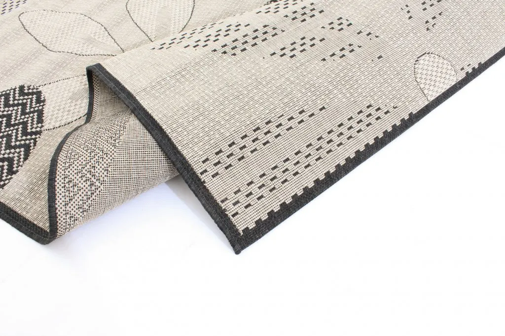 Tapis Wilton - Oregon (noir/sand)
