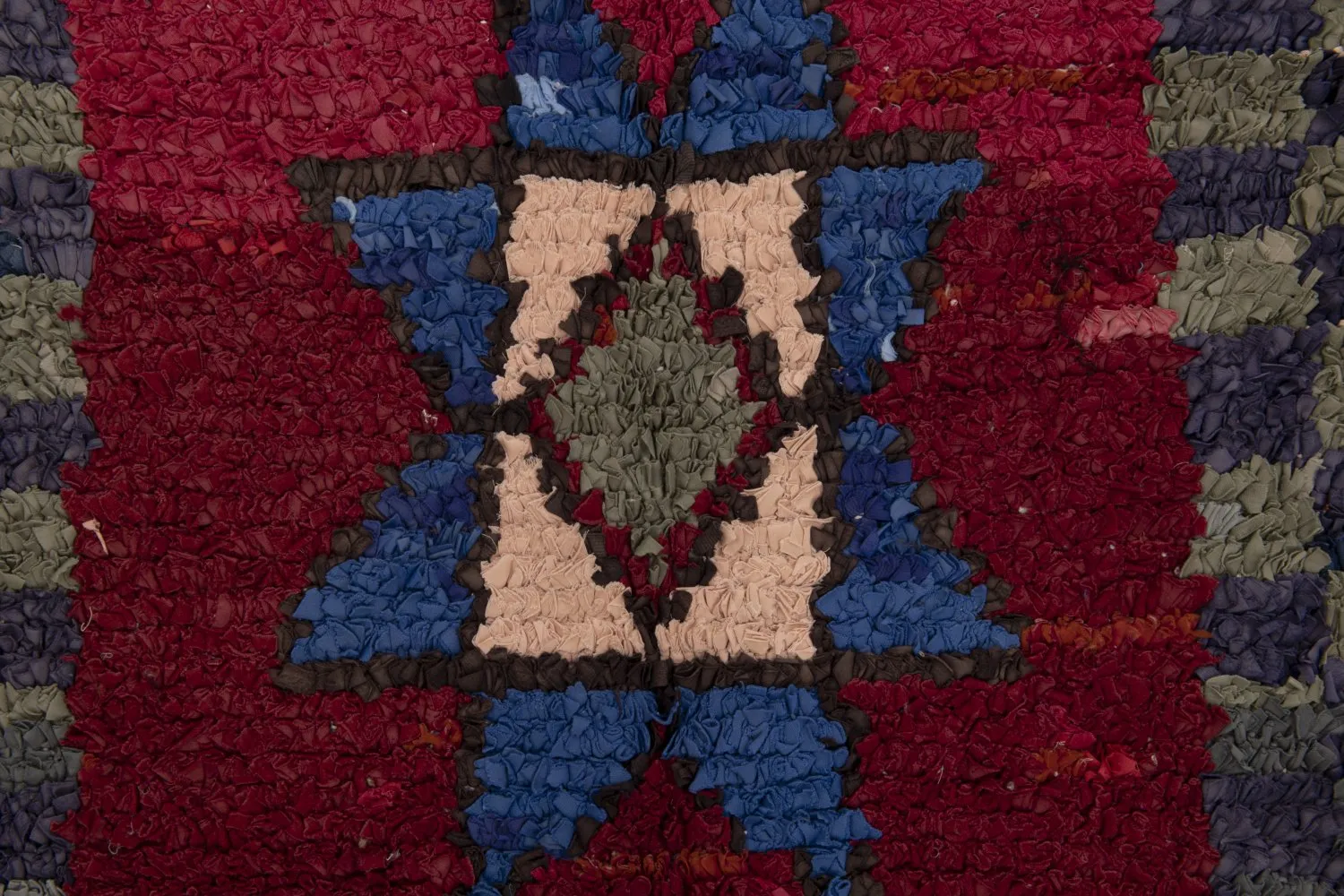 Tapis Marocain Berbère Boucherouite 230 x 85 cm