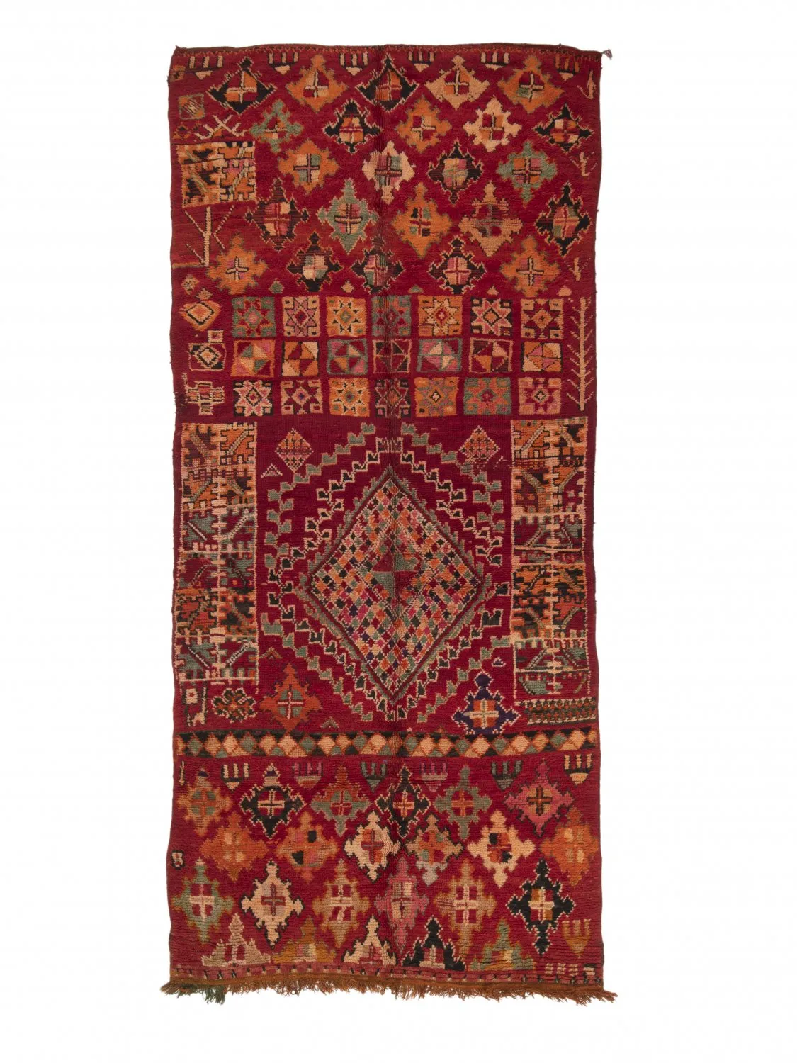 Tapis kilim marocain Azilal Édition spéciale 360 x 160 cm