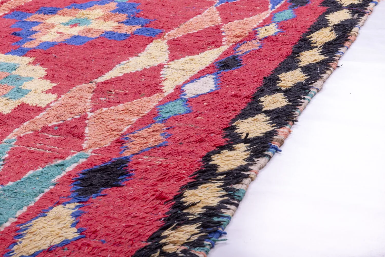 Tapis Marocain Berbère Boucherouite 365 x 145 cm