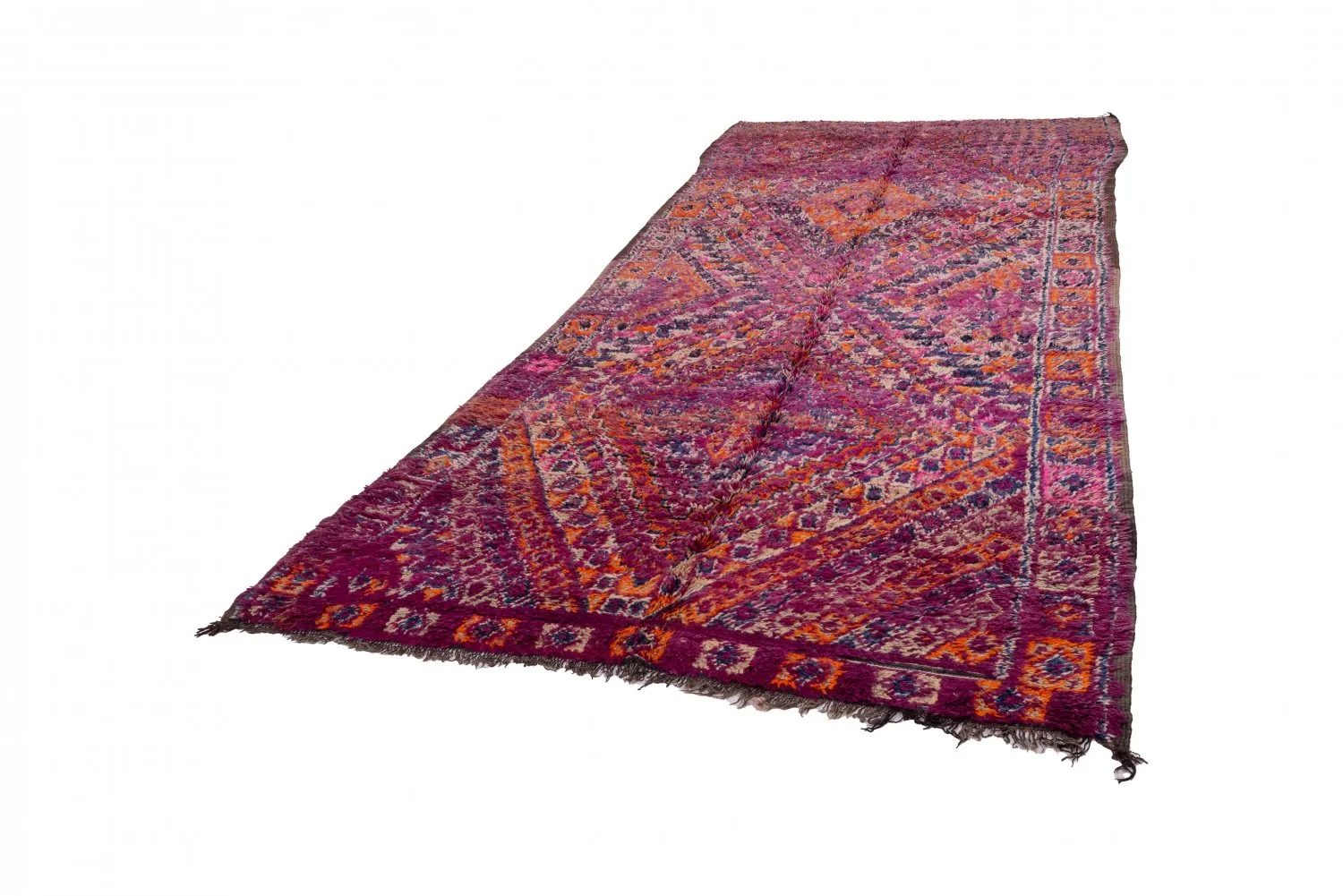 Tapis kilim marocain Azilal 390 x 165 cm