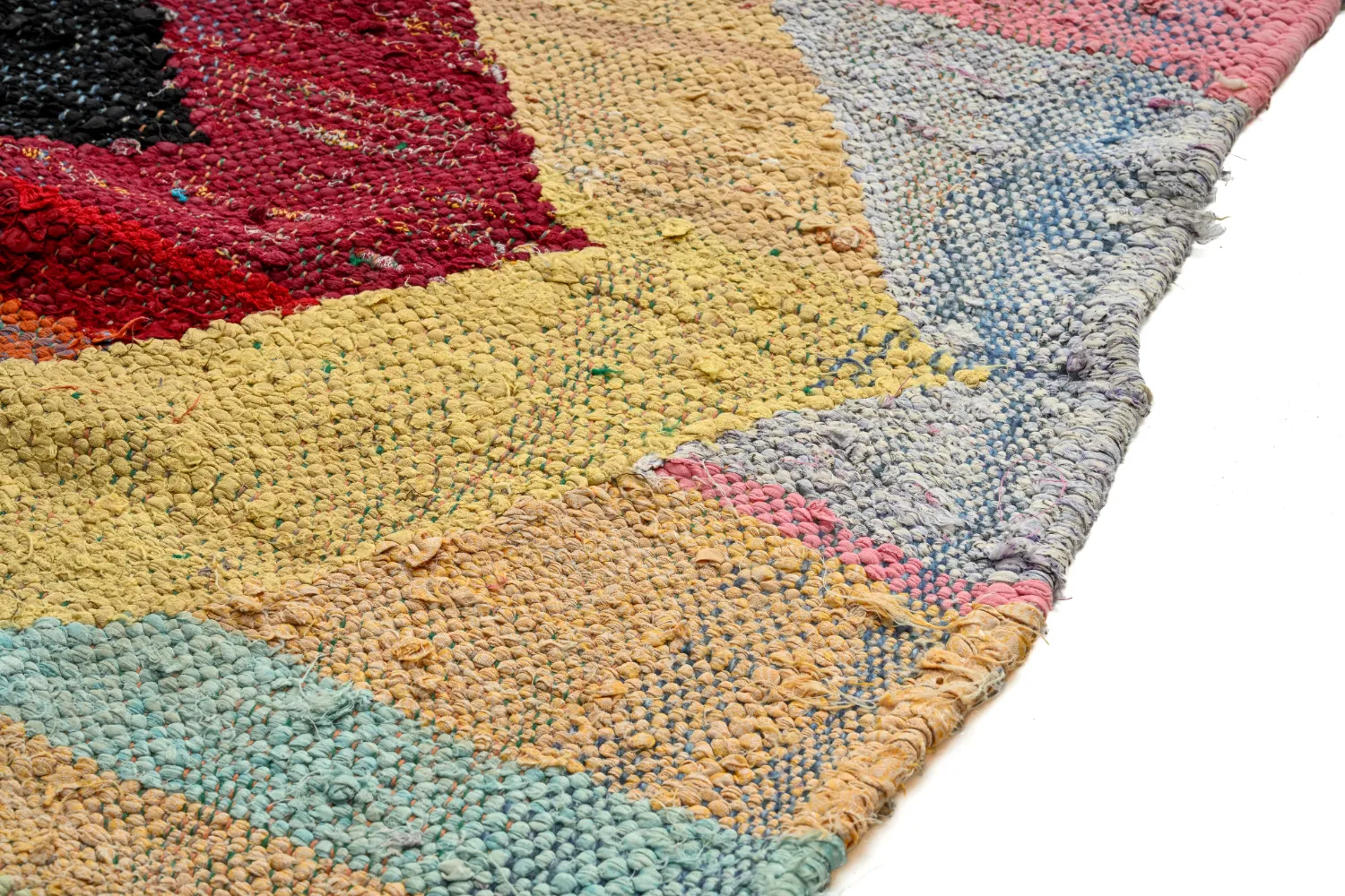 Tapis berbère marocain Boucherouite 150 x 300 cm