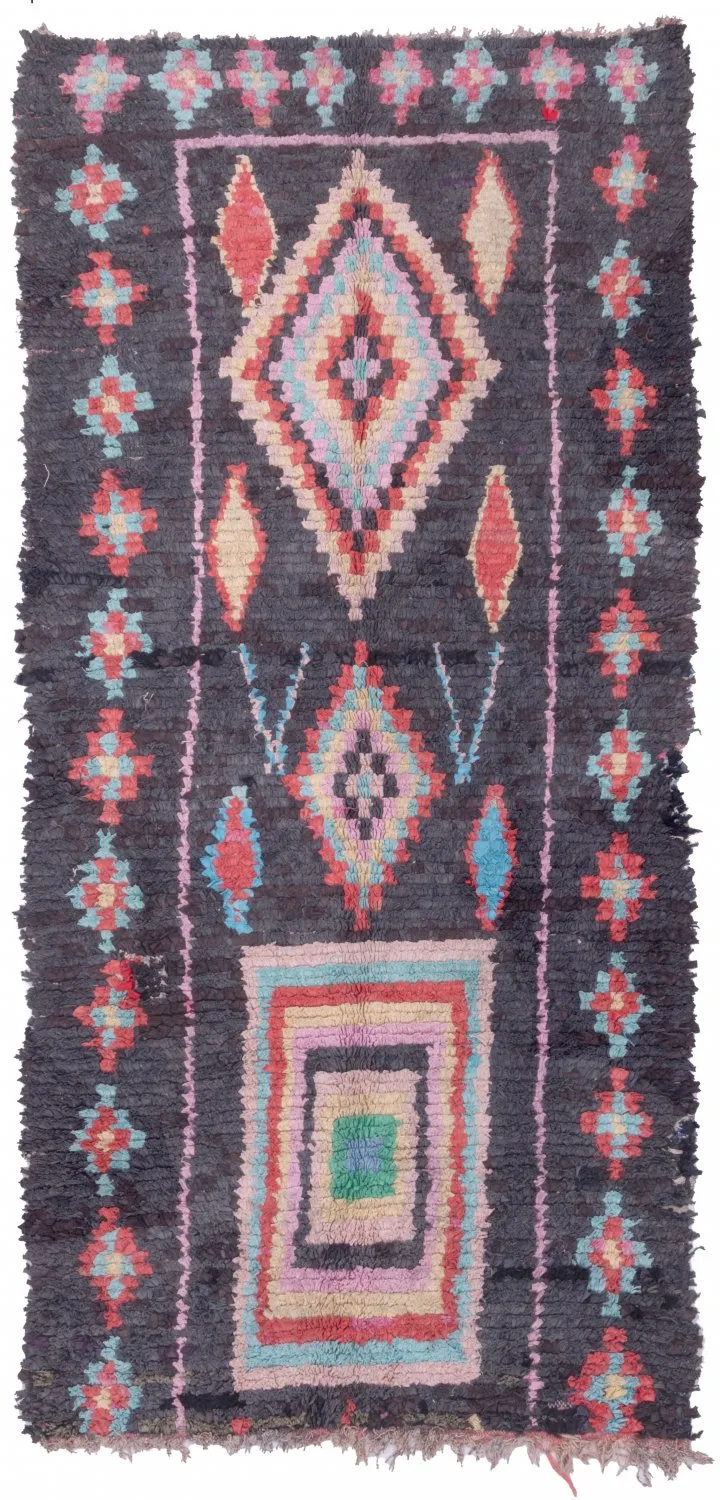 Tapis Marocain Berbère Boucherouite 240 x 120 cm