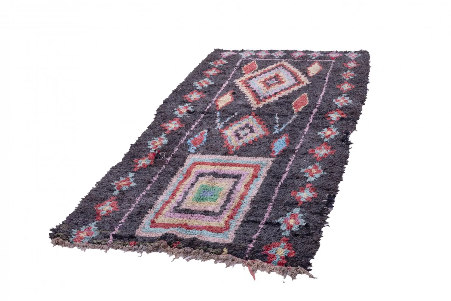 Tapis Marocain Berbère Boucherouite 240 x 120 cm