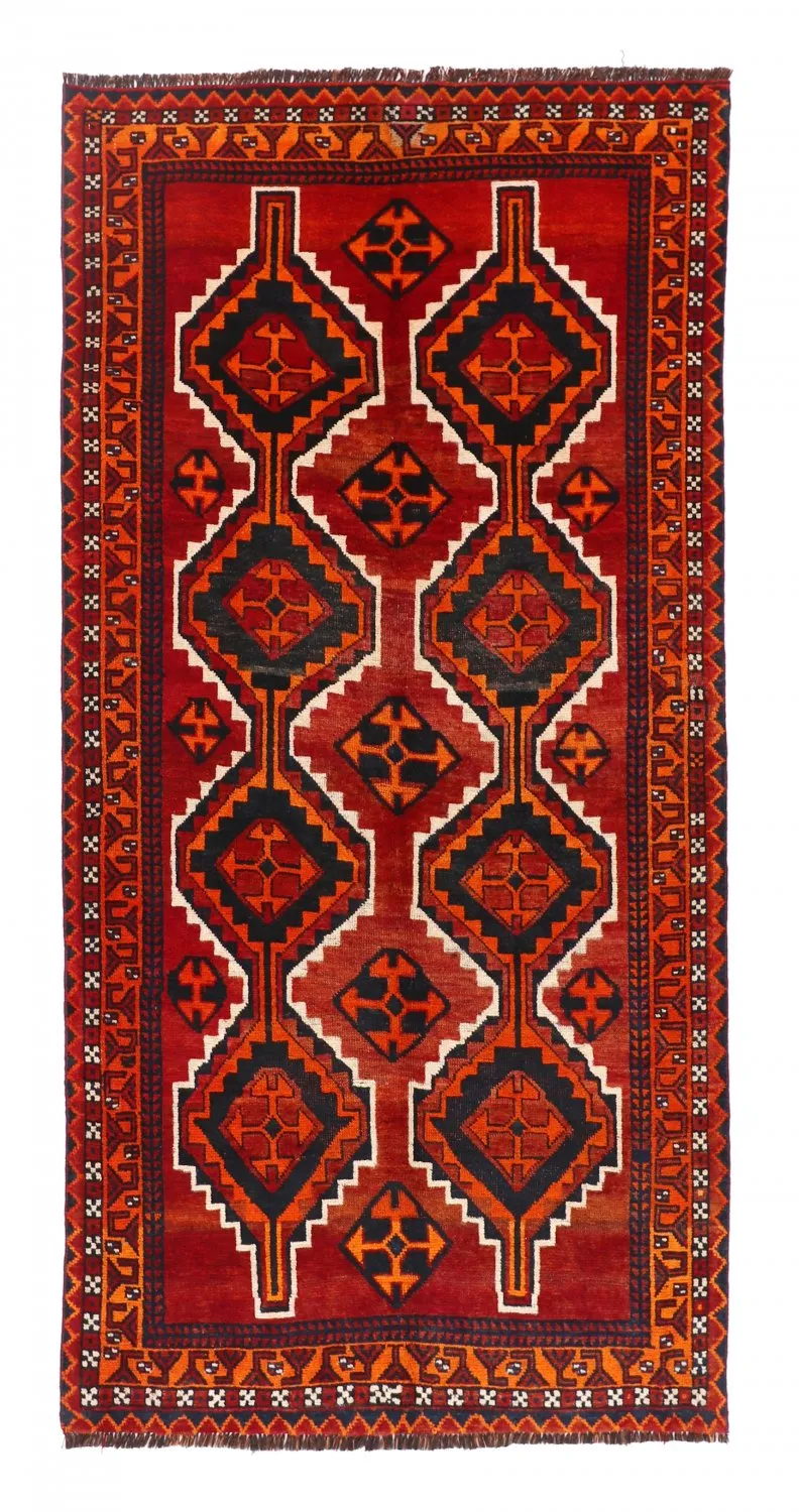 Tapis oriental Hamedan 271 x 133 cm