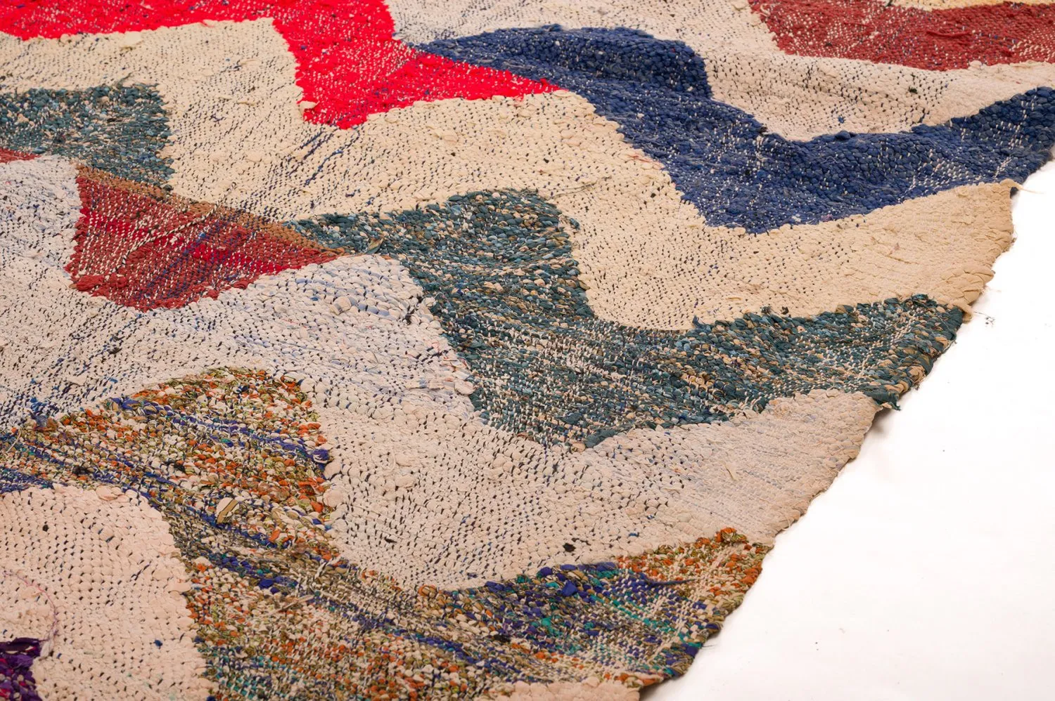 Tapis berbère marocain Boucherouite 150 x 285 cm