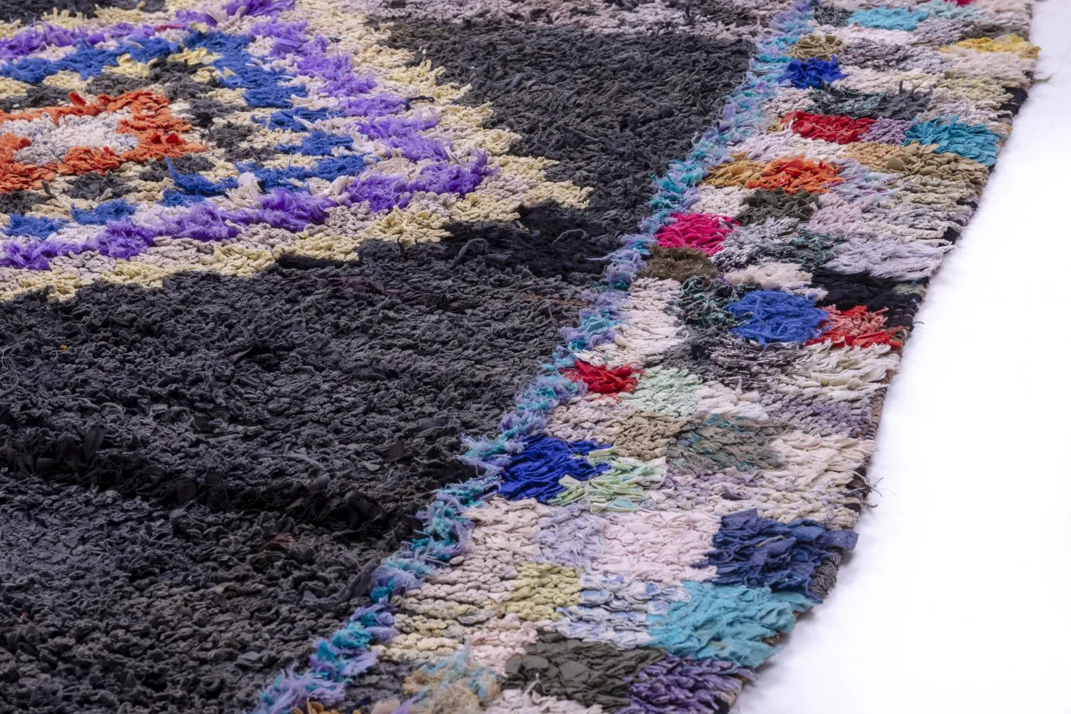 Tapis Marocain Berbère Boucherouite 215 x 160 cm