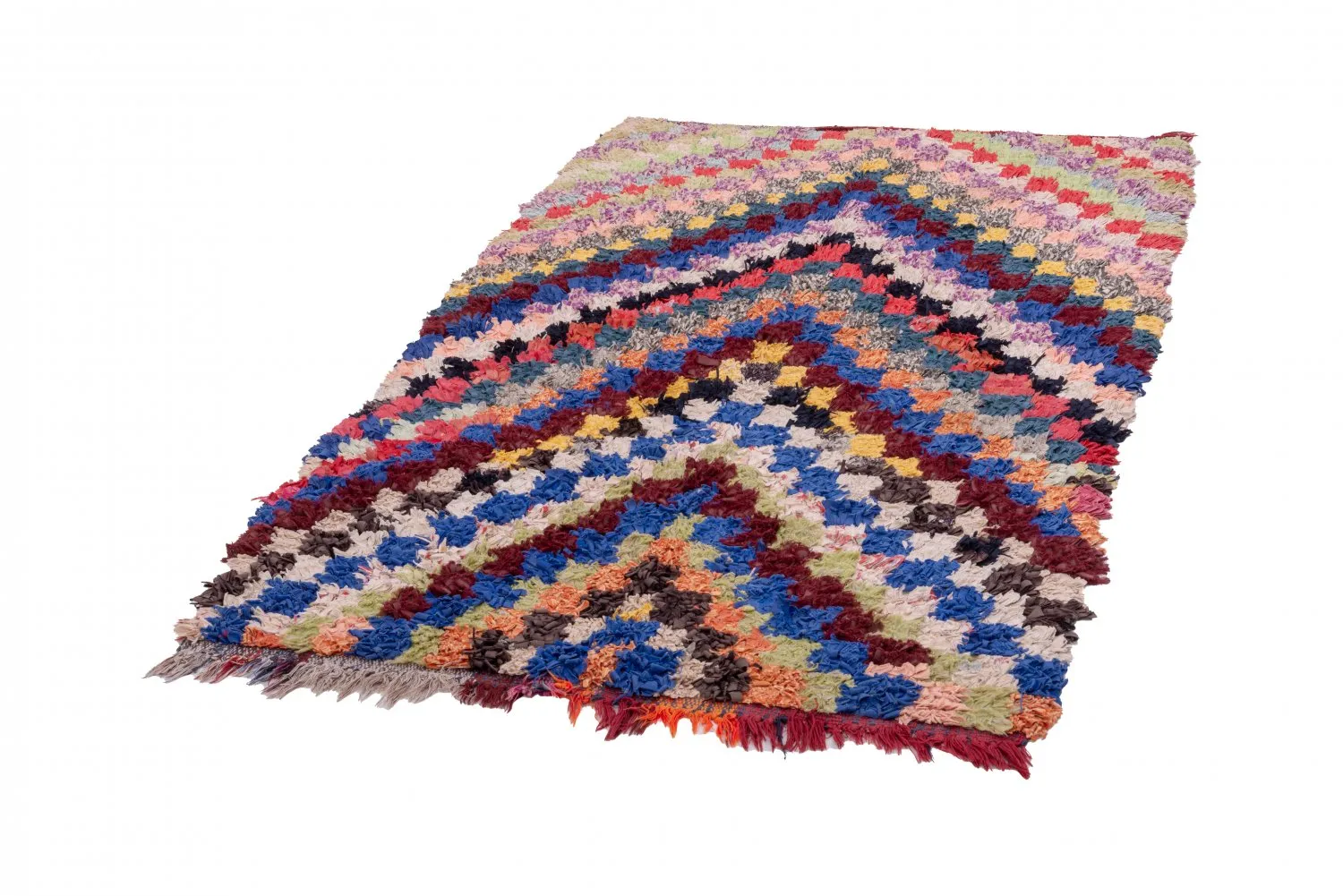 Tapis Marocain Berbère Boucherouite 180 x 110 cm