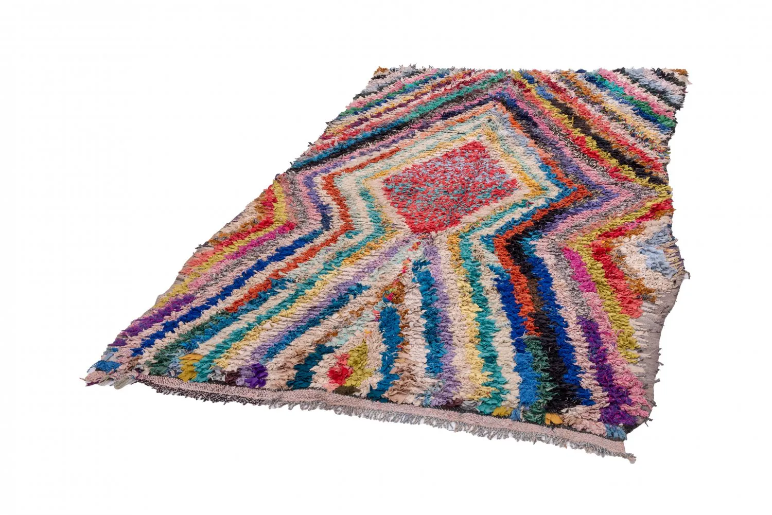 Tapis Marocain Berbère Boucherouite 255 x 150 cm