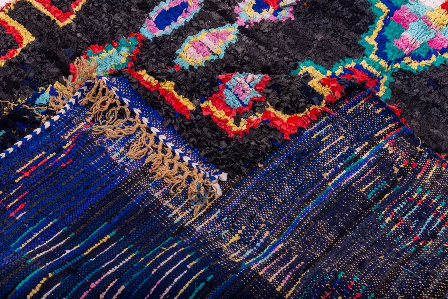Tapis Marocain Berbère Boucherouite 265 x 145 cm