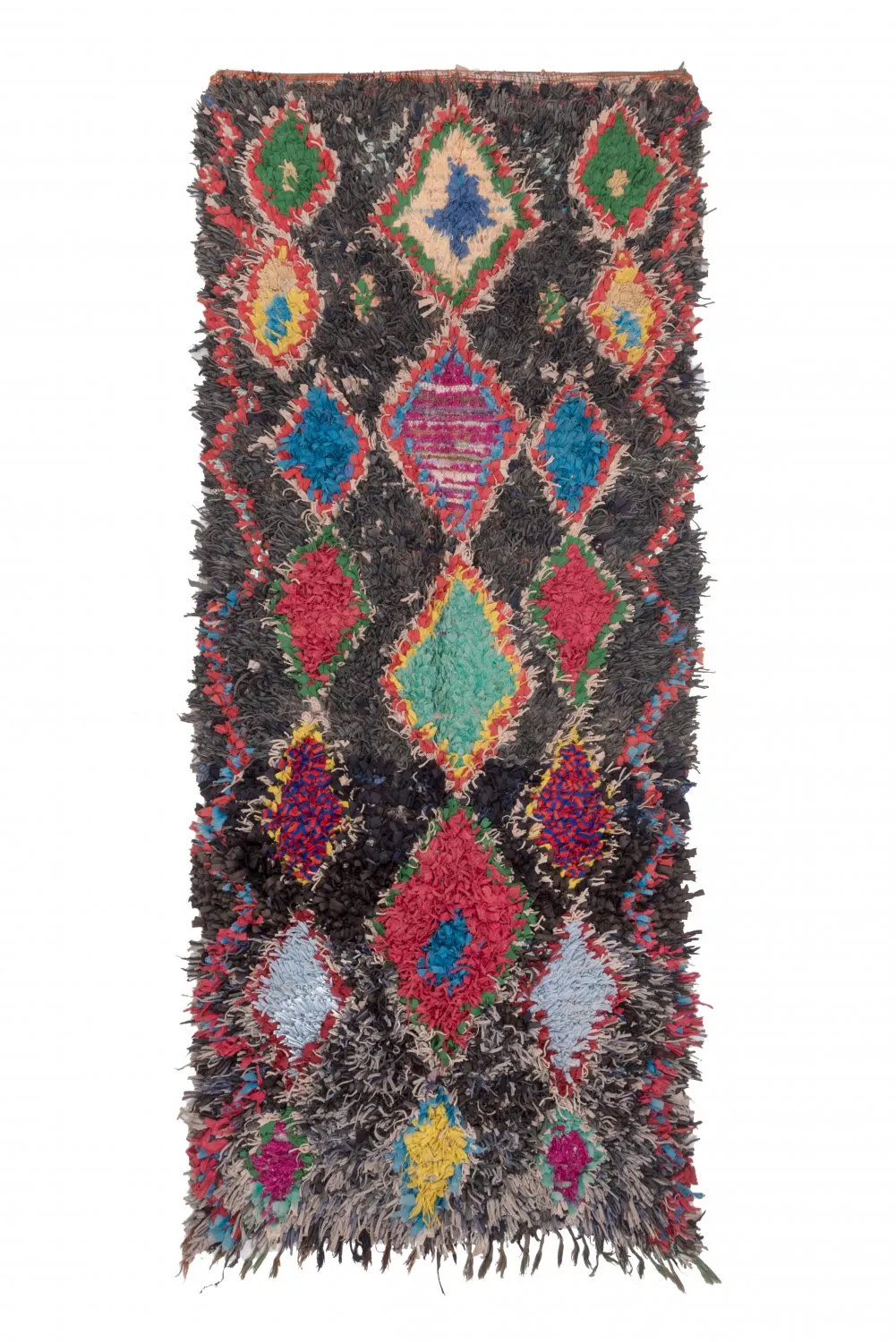 Tapis Marocain Berbère Boucherouite 255 x 110 cm