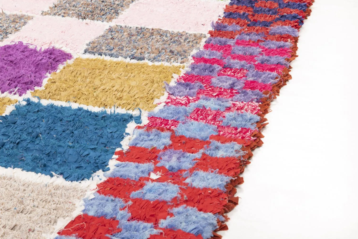 Tapis Marocain Berbère Boucherouite 280 x 115 cm