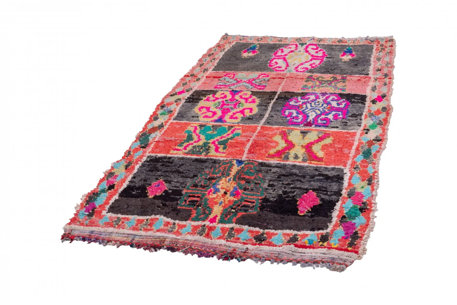 Tapis Marocain Berbère Boucherouite 245 x 120 cm