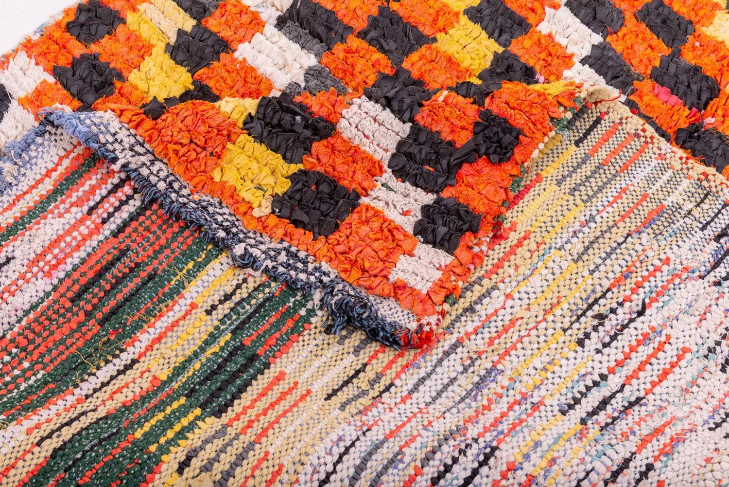 Tapis Marocain Berbère Boucherouite 240 x 110 cm