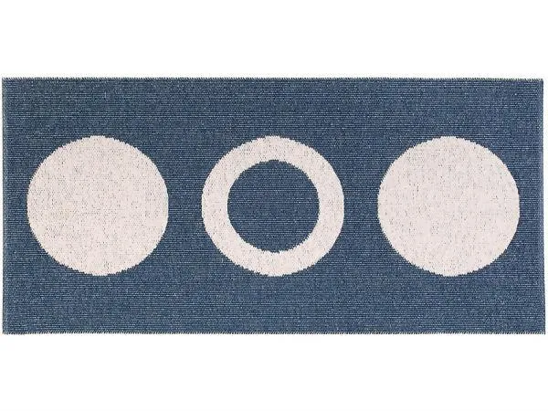 Tapis en plastique - Le tapis de Horred Circle (bleu)