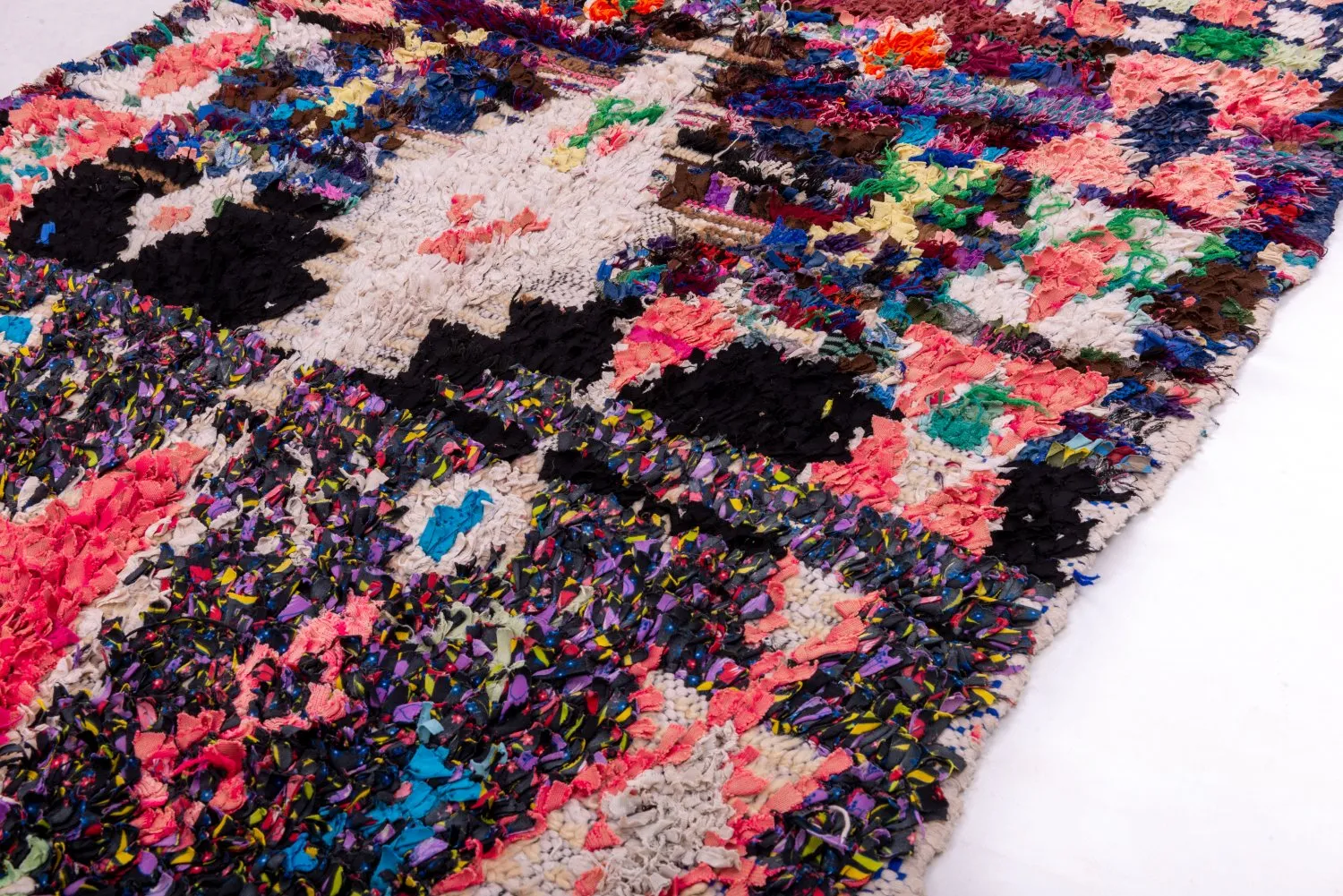 Tapis Marocain Berbère Boucherouite 205 x 105 cm