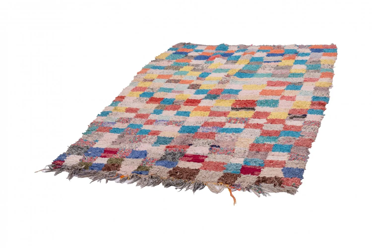Tapis Marocain Berbère Boucherouite 170 x 120 cm