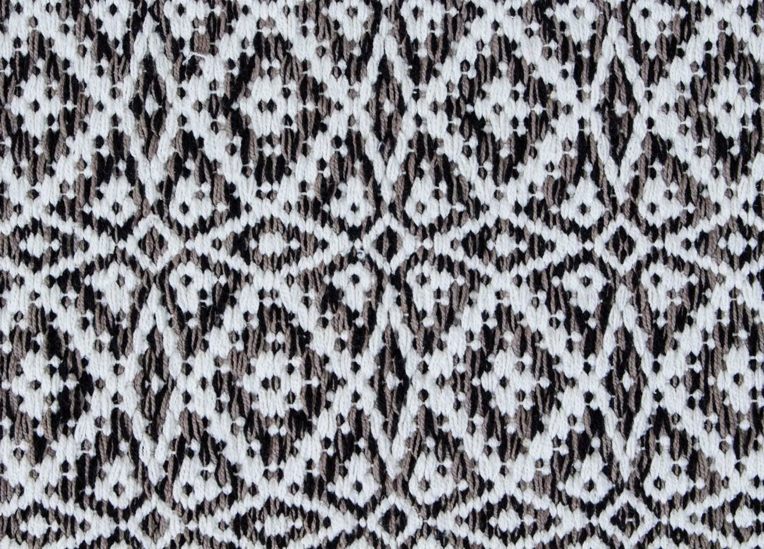 Tapis patchwork - Koster (noir)