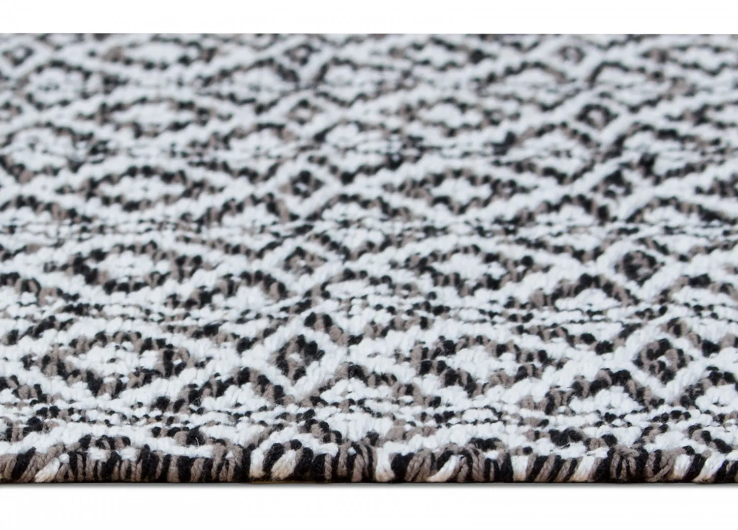 Tapis patchwork - Koster (noir)