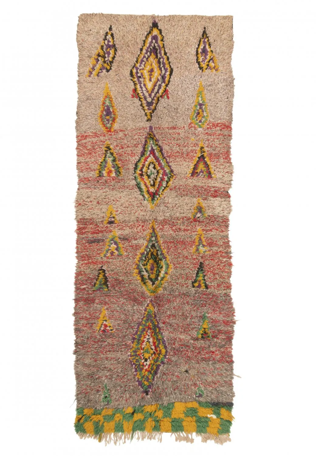 Tapis Marocain Berbère Boucherouite 230 x 80 cm