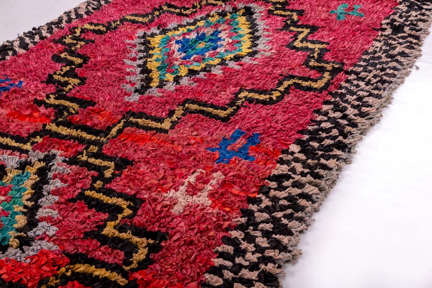 Tapis Marocain Berbère Boucherouite 285 x 130 cm