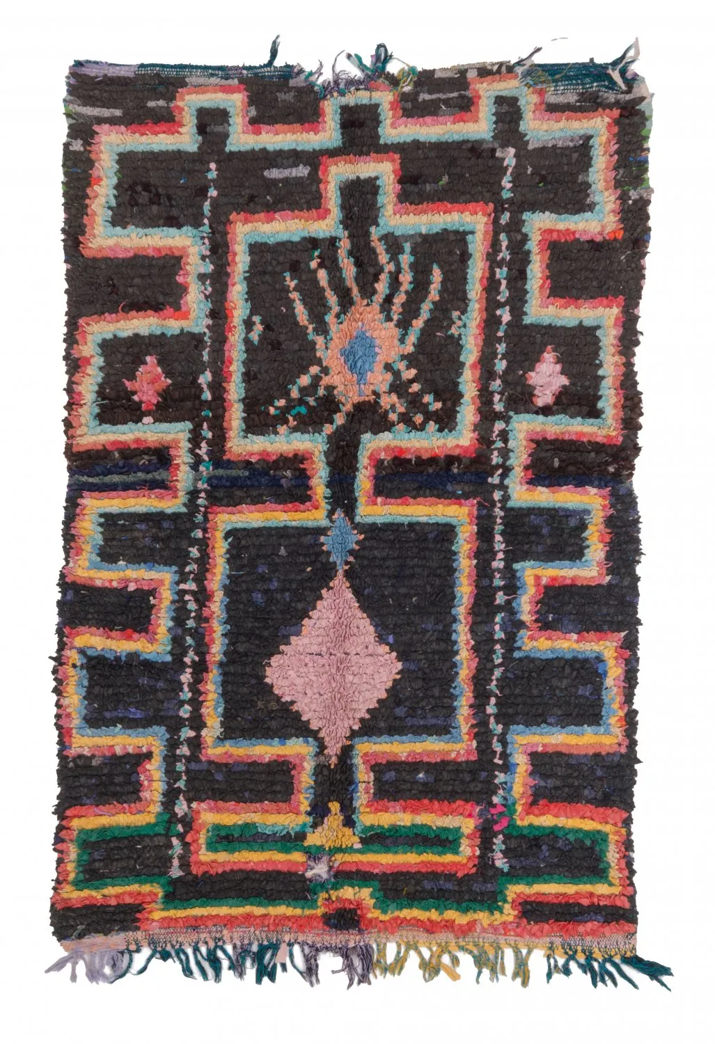 Tapis Marocain Berbère Boucherouite 180 x 120 cm