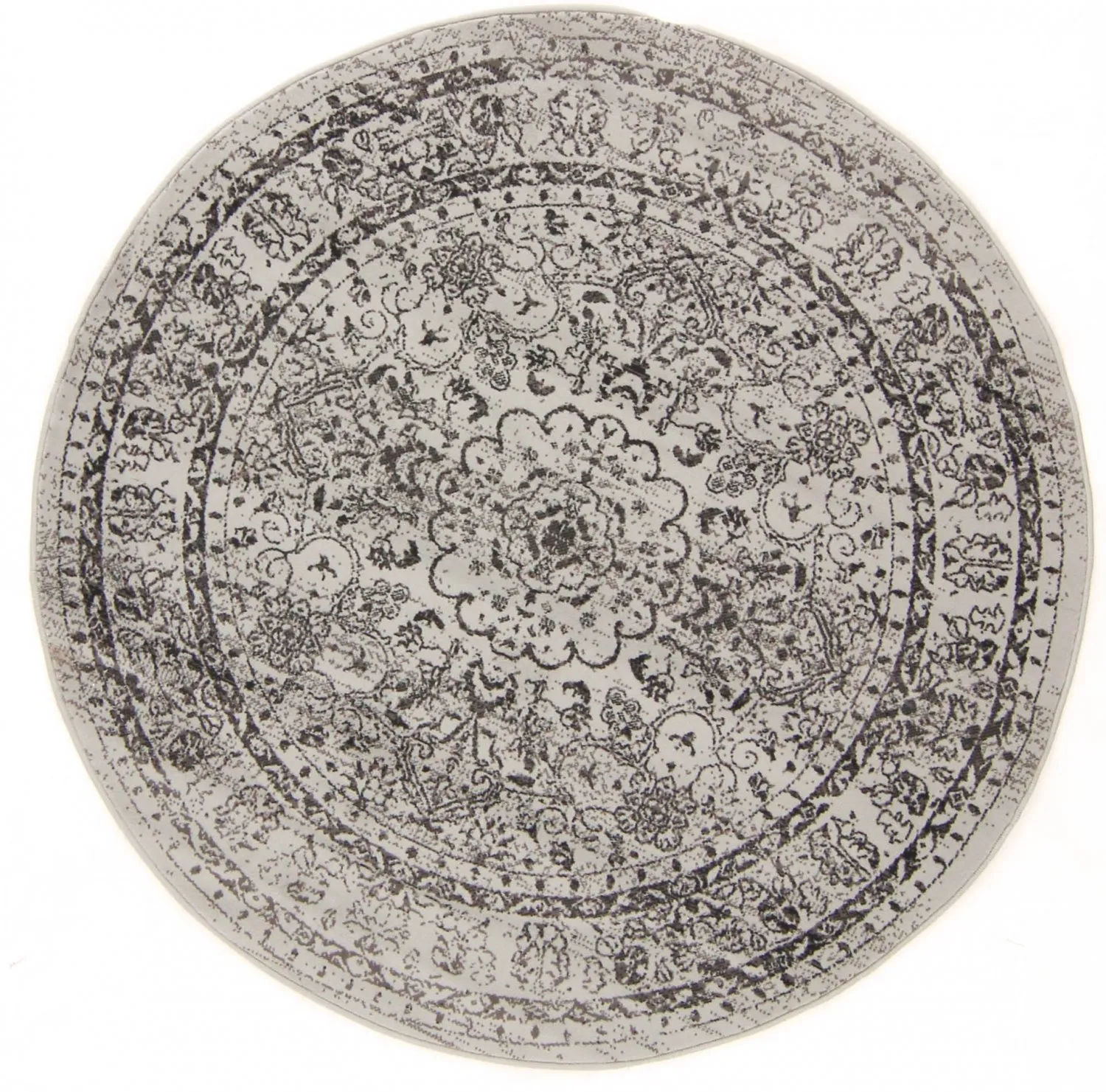 Tapis rond - Peking Noble (gris)