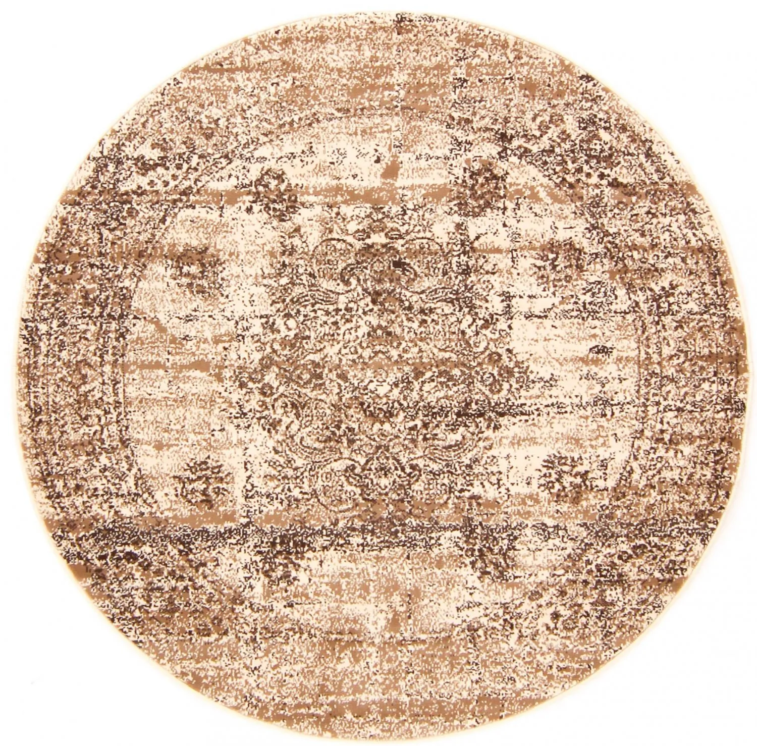 Tapis rond - Peking Royal (blanc)