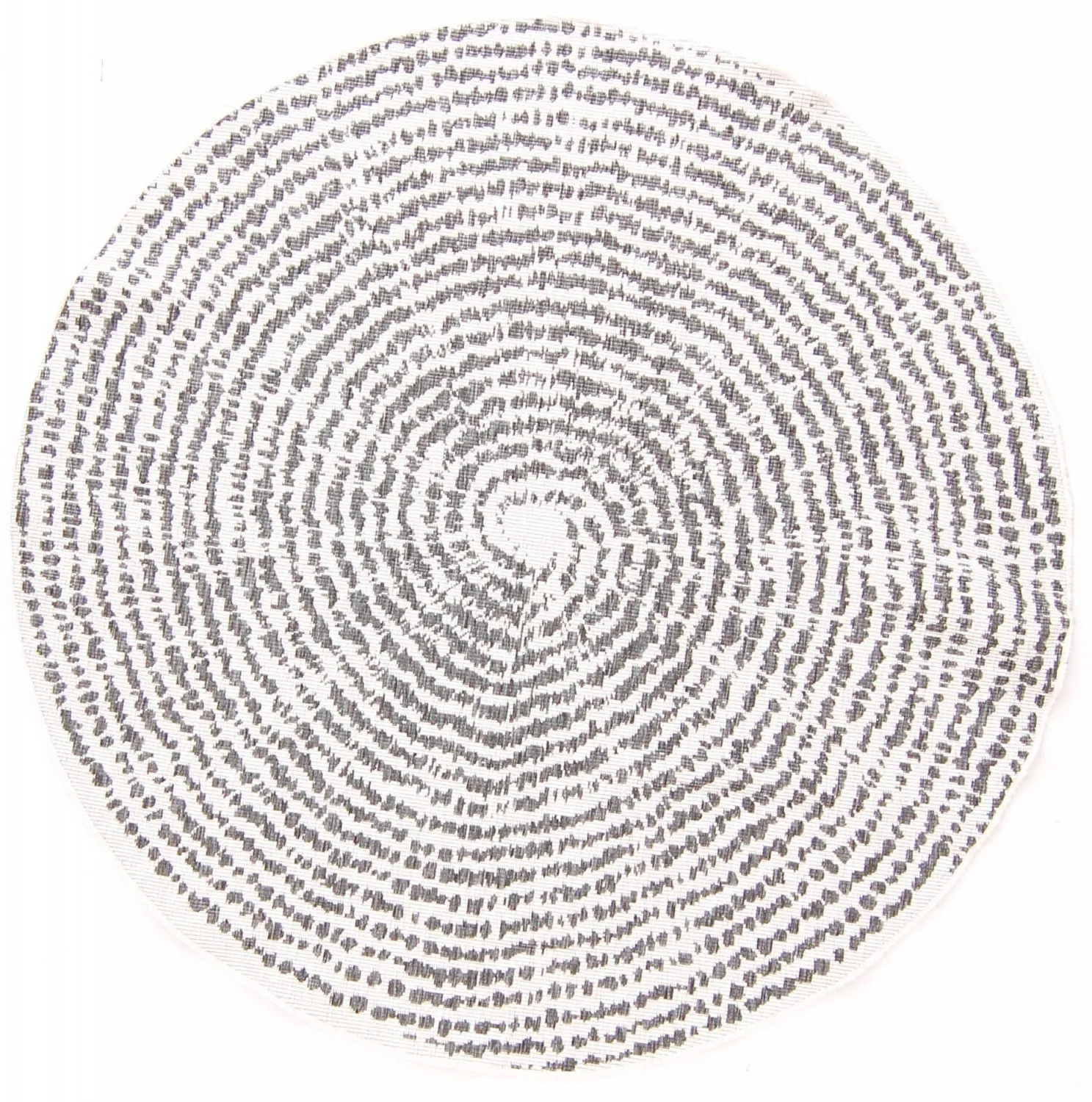 Tapis rond - Brussels Swirl (gris)