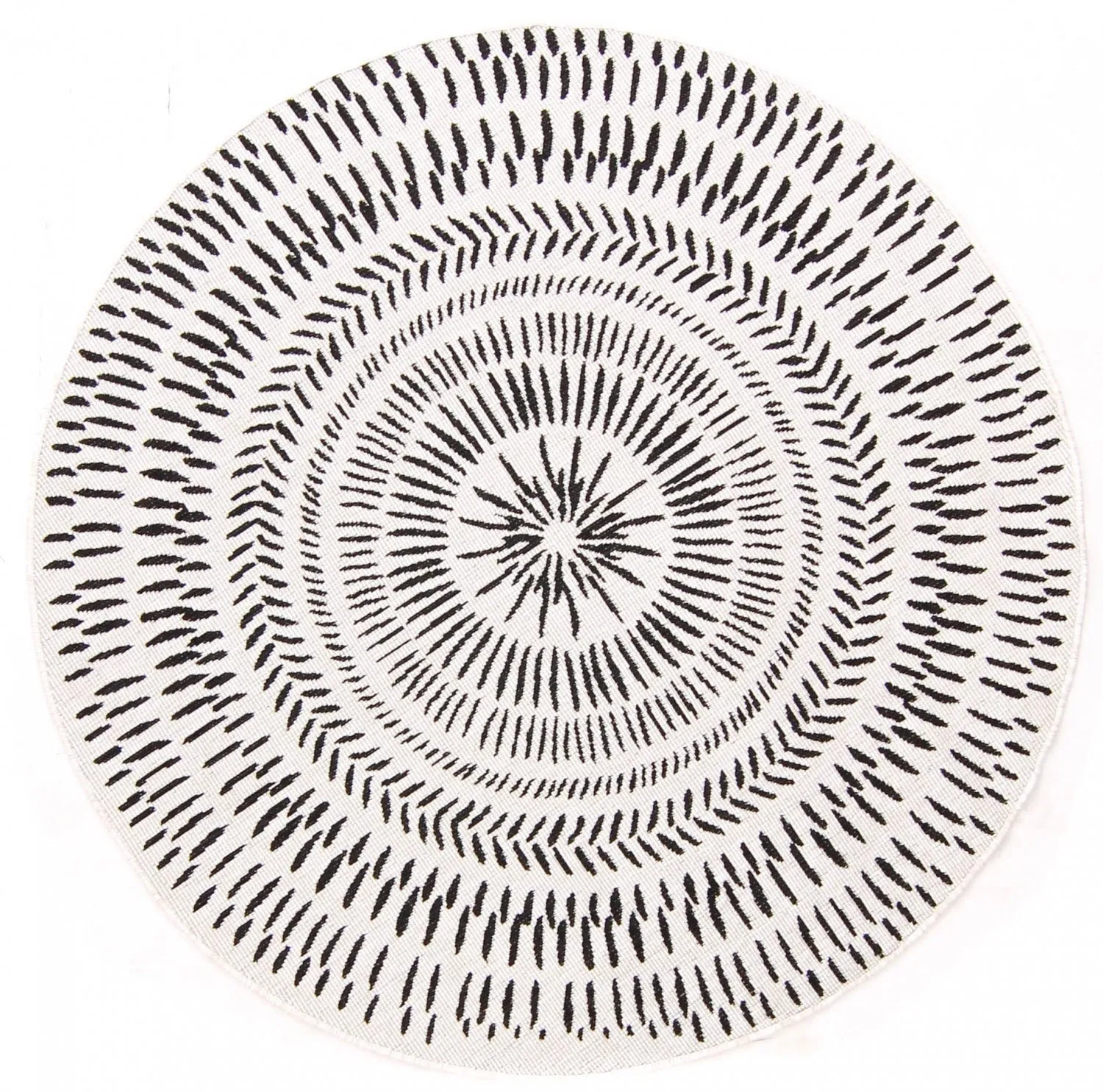 Tapis rond - Brussels Night (gris)