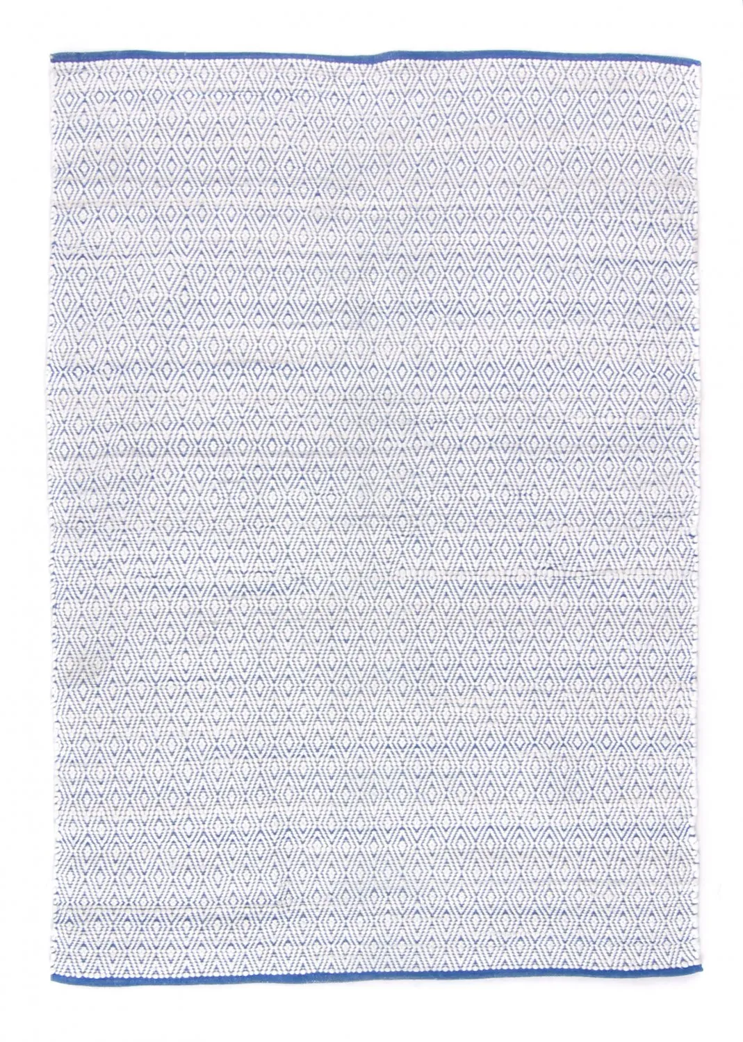 Tapis en patchwork - Falster (bleu)