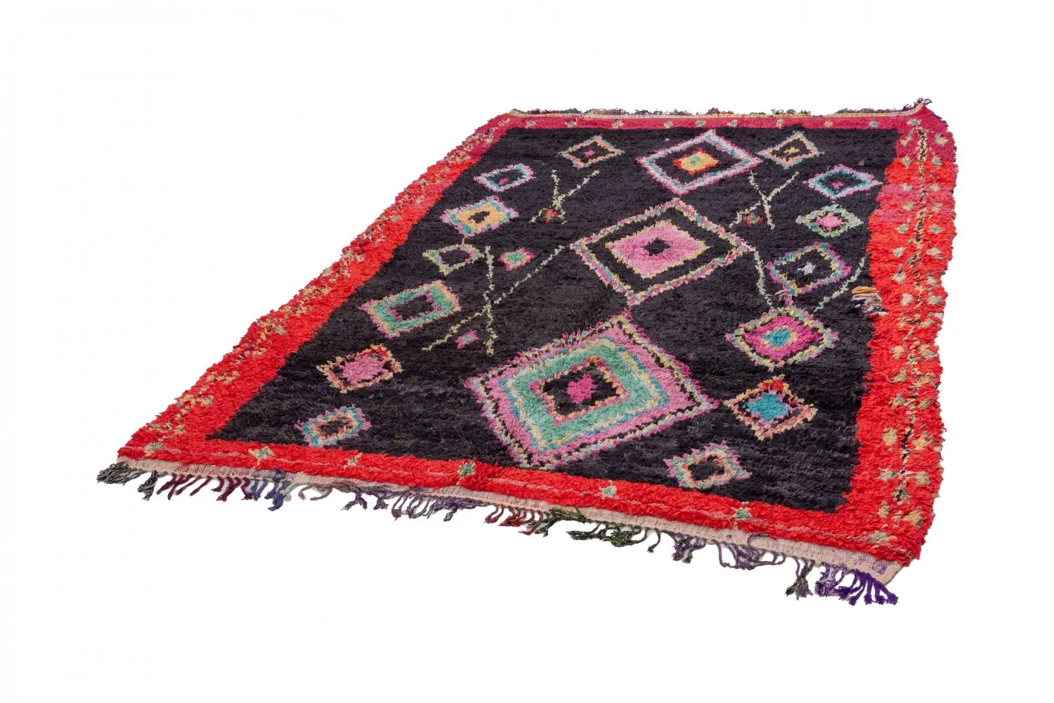 Tapis Marocain Berbère Boucherouite 250 x 175 cm