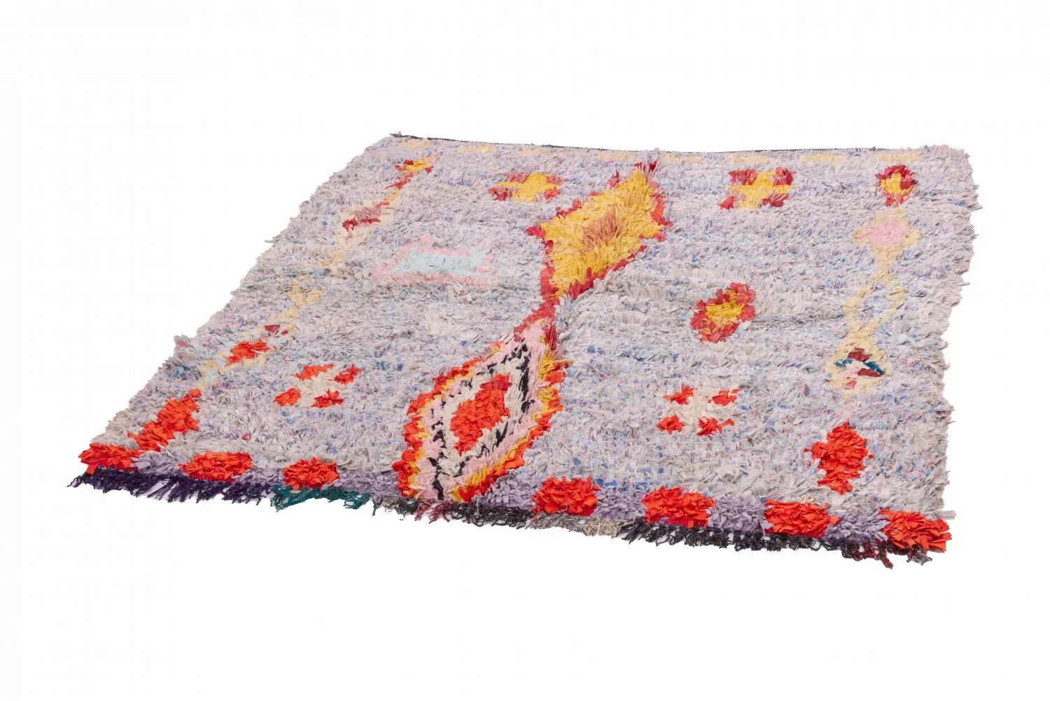 Tapis Marocain Berbère Boucherouite 160 x 145 cm
