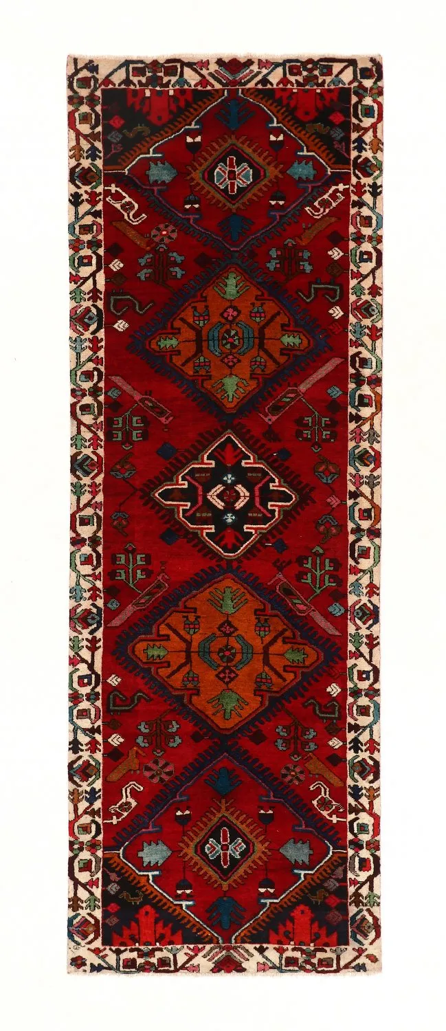 Tapis oriental Hamedan 307 x 104 cm