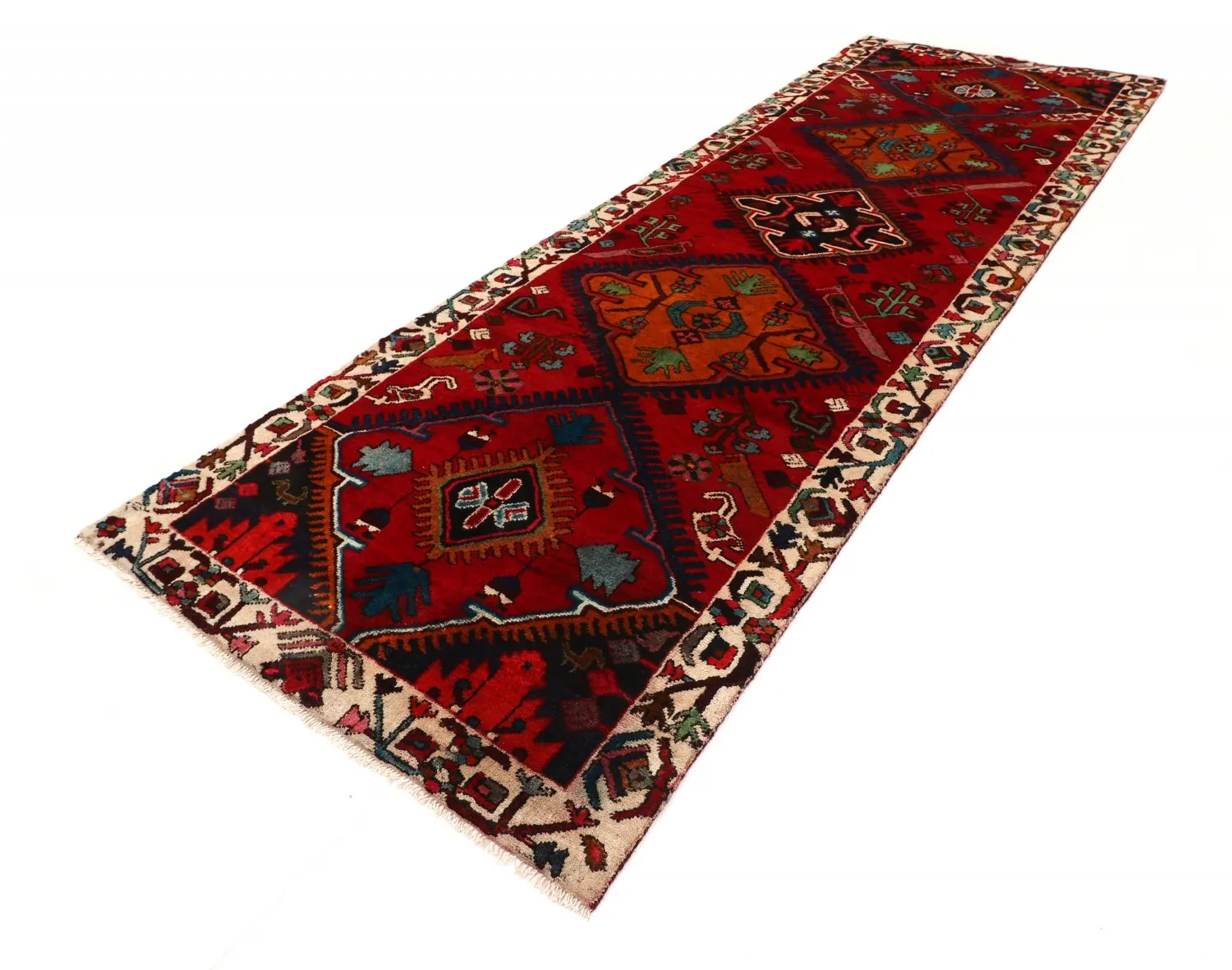Tapis oriental Hamedan 307 x 104 cm
