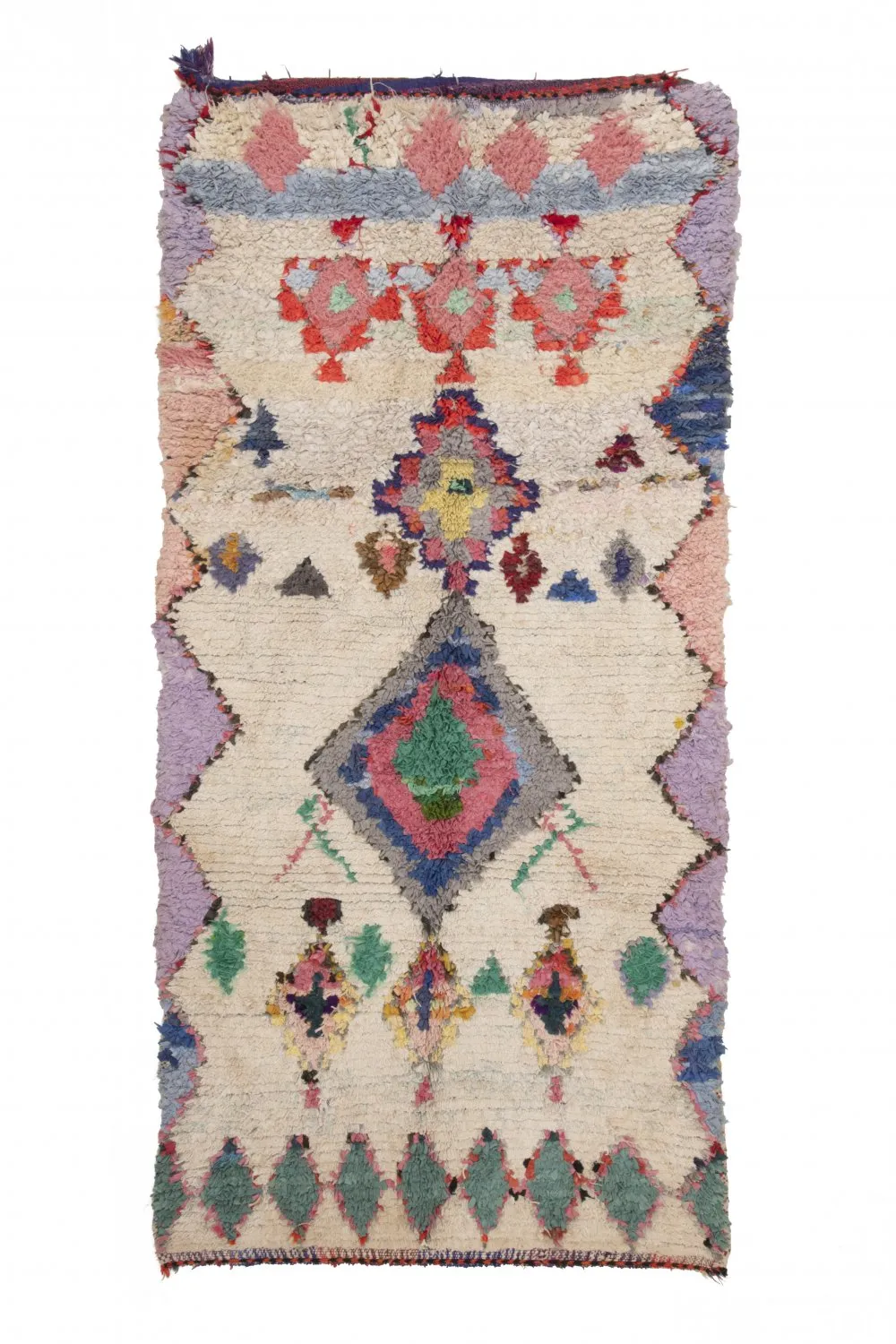 Tapis Marocain Berbère Boucherouite 240 x 110 cm