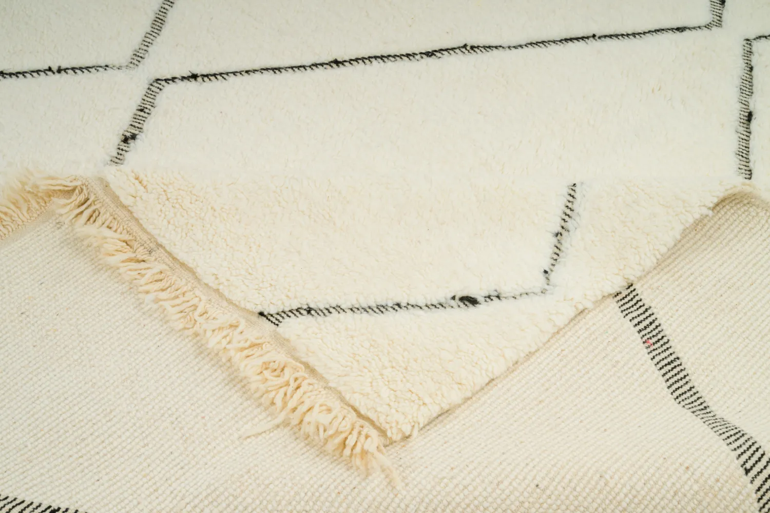 Tapis Kilim marocain Beni Ourain 205 x 295 cm