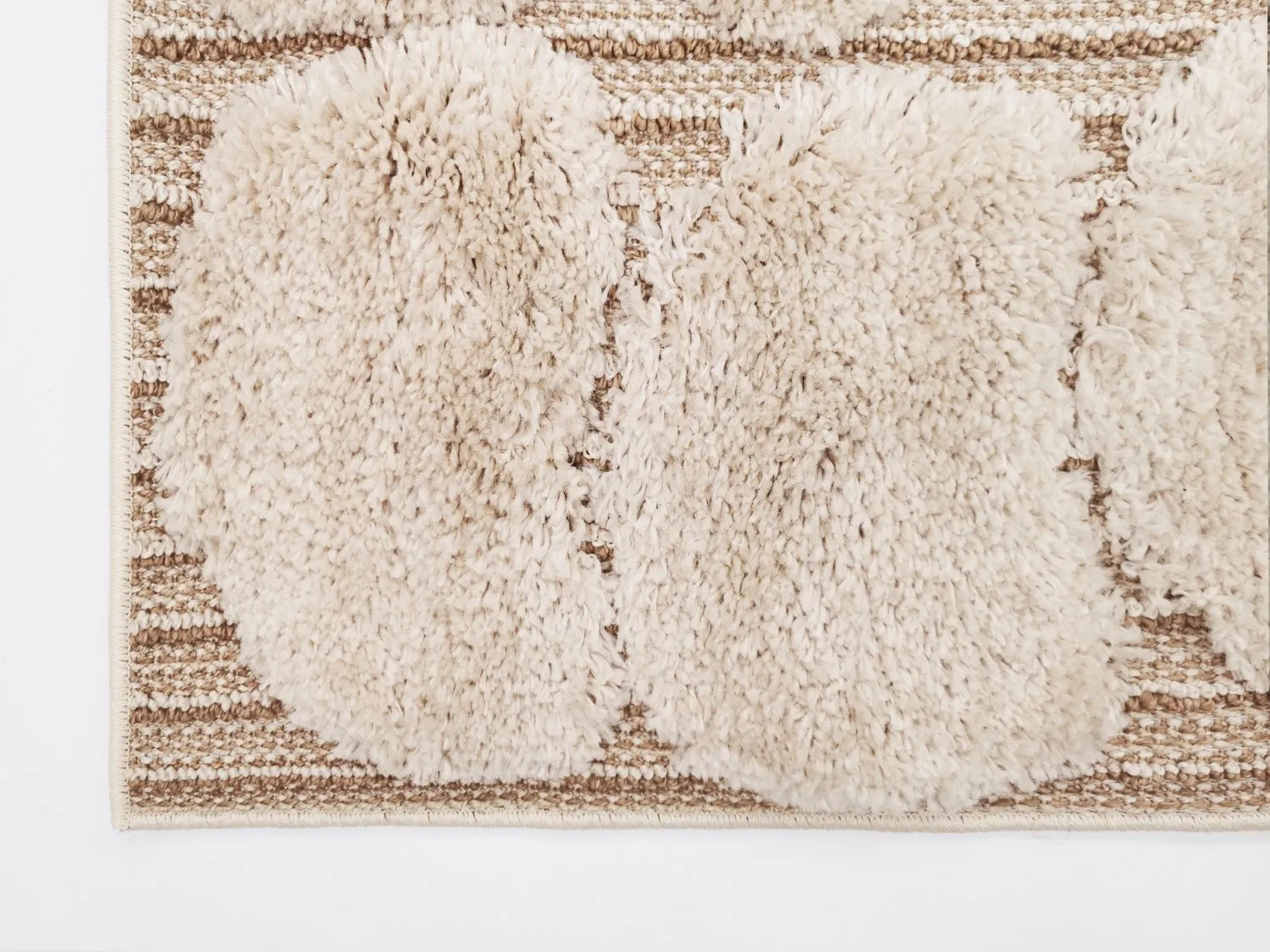 Tapis à poils longs - Fondi (beige)