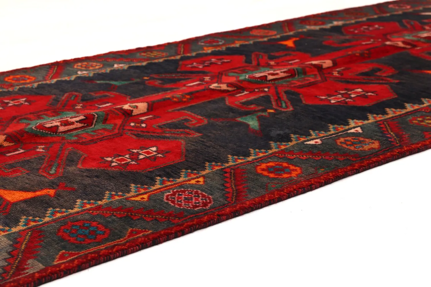 Tapis oriental Hamedan 305 x 105 cm