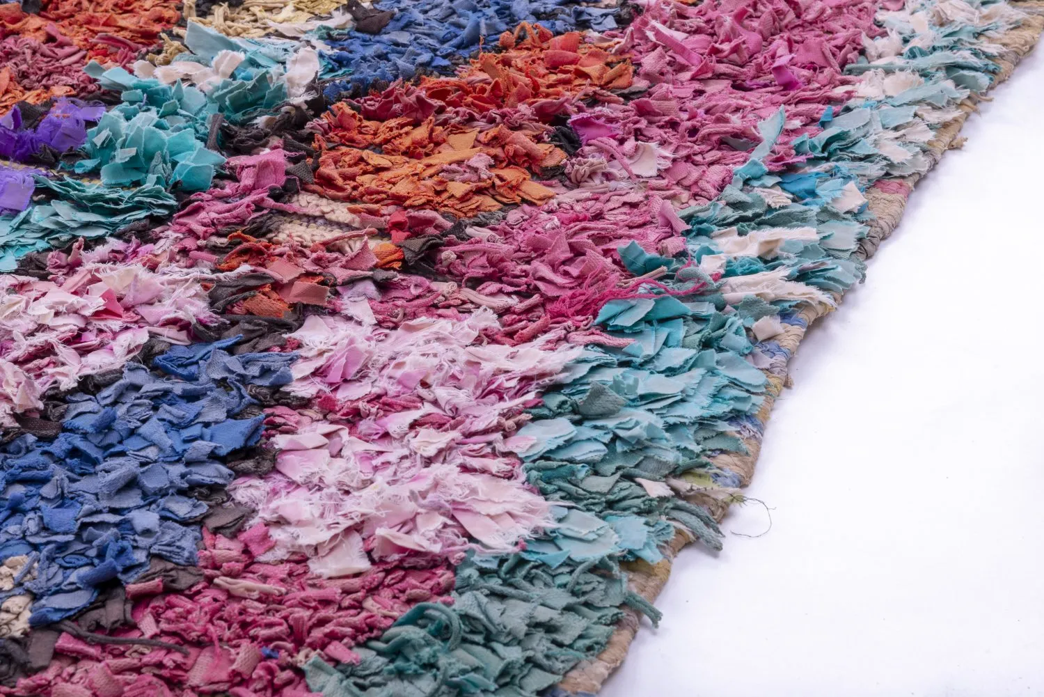 Tapis Marocain Berbère Boucherouite 175 x 135 cm